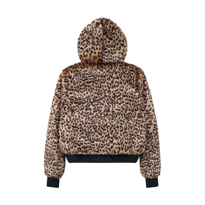 COZY LEOPARD FUR JACKET