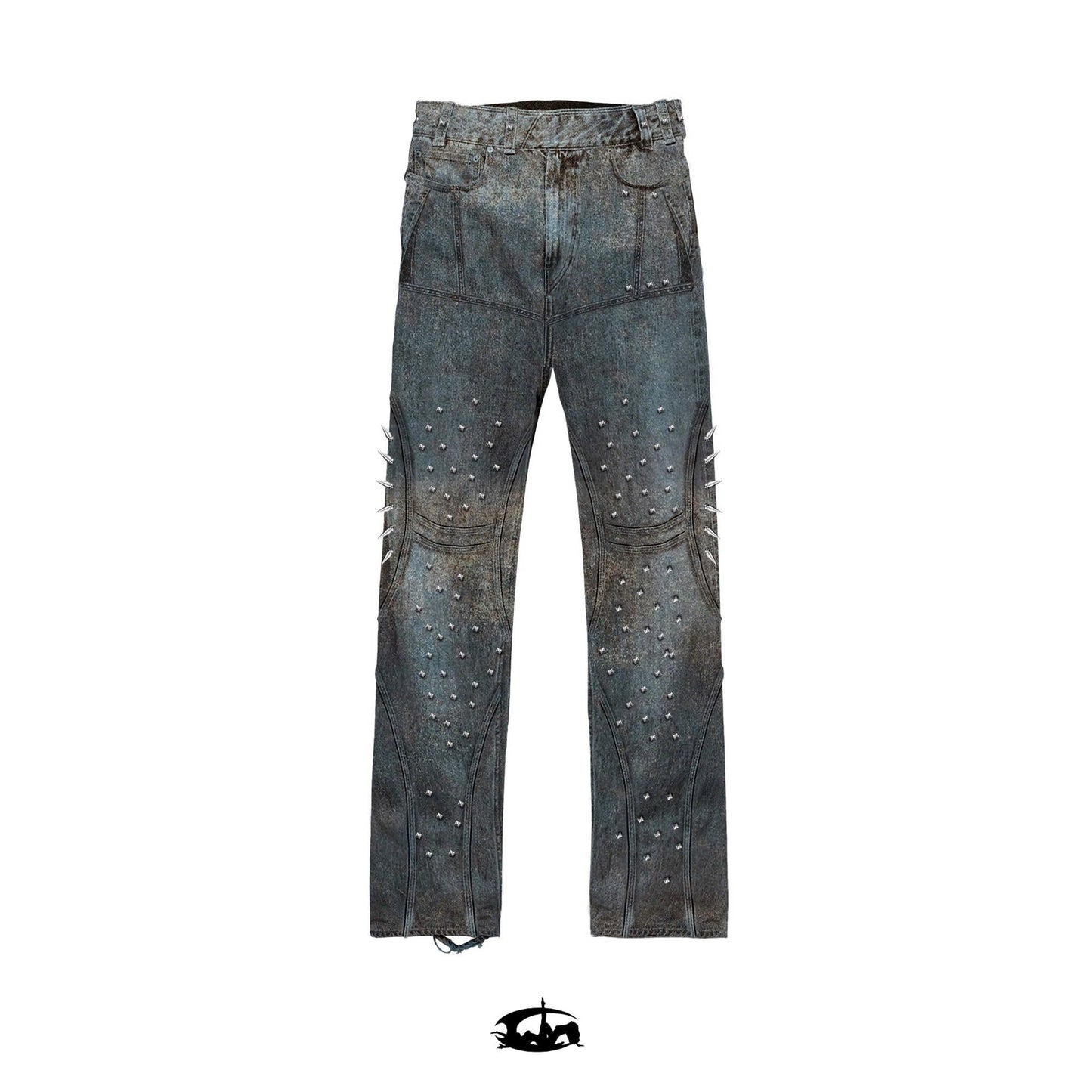 "MORE CHAOS" SPIKED JAPANESE DENIM SET