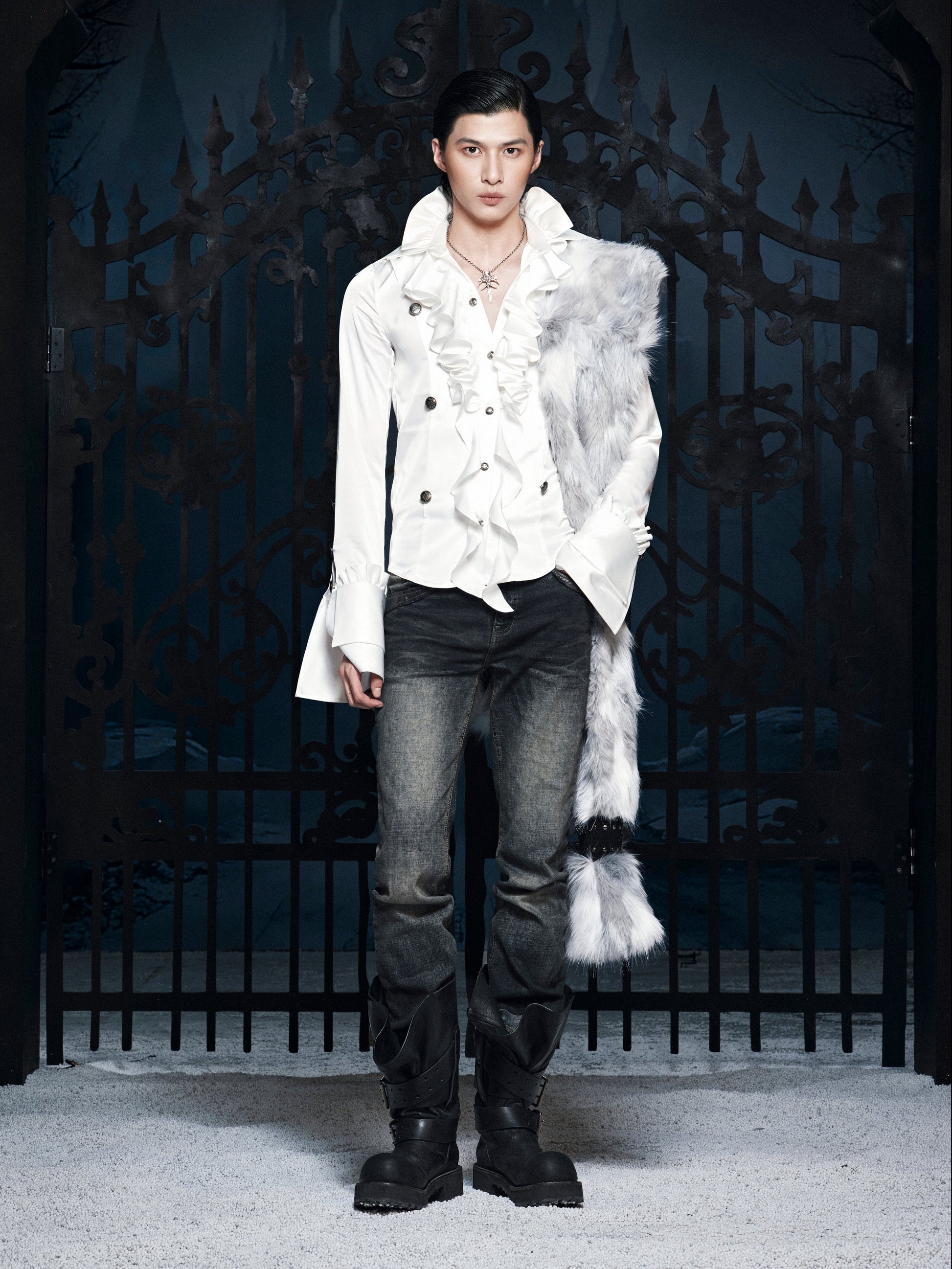 SL CLASSIC ROCK WAXED SKINNY JEANS