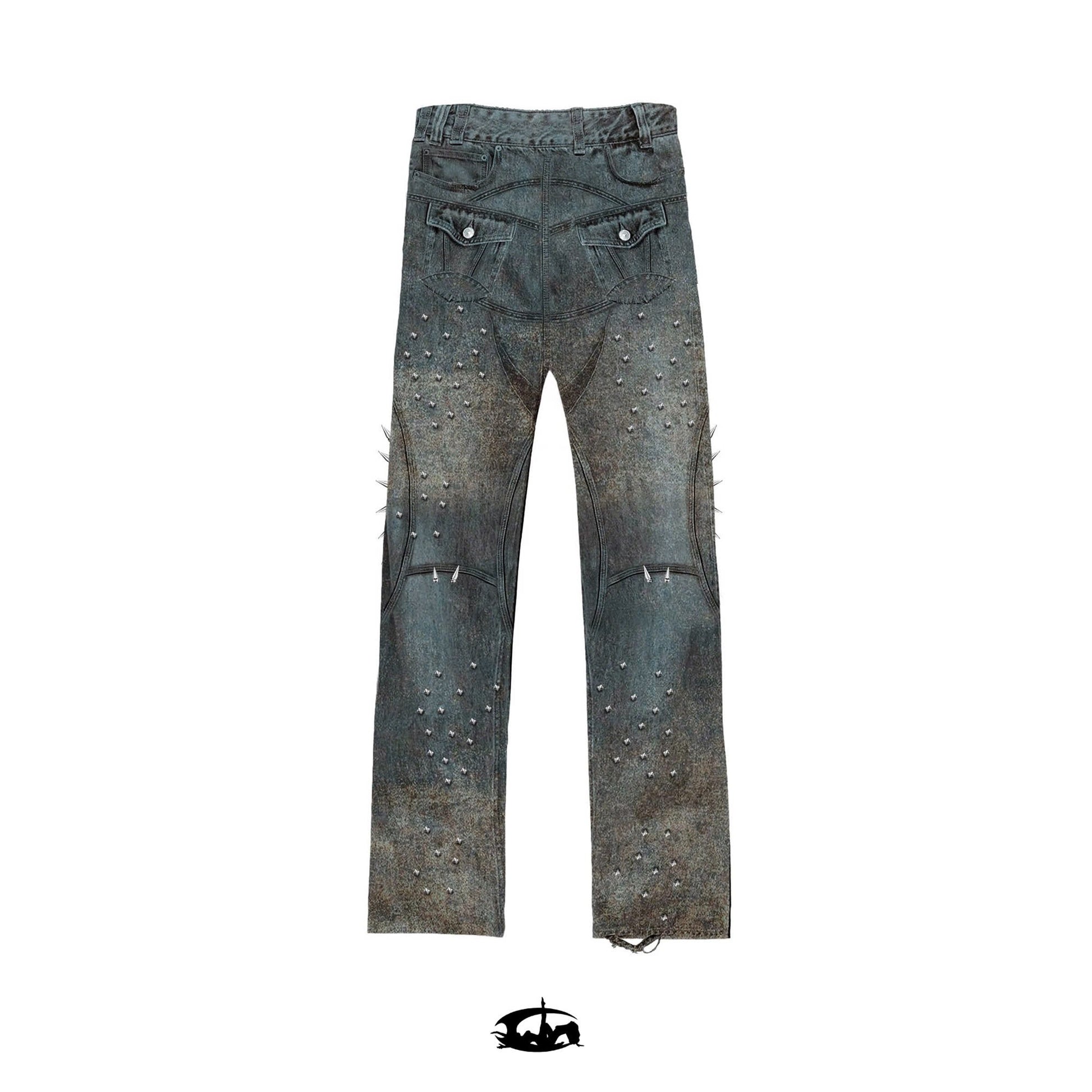 "MORE CHAOS" SPIKED JAPANESE DENIM SET
