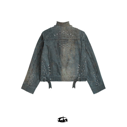 "MORE CHAOS" SPIKED JAPANESE DENIM SET