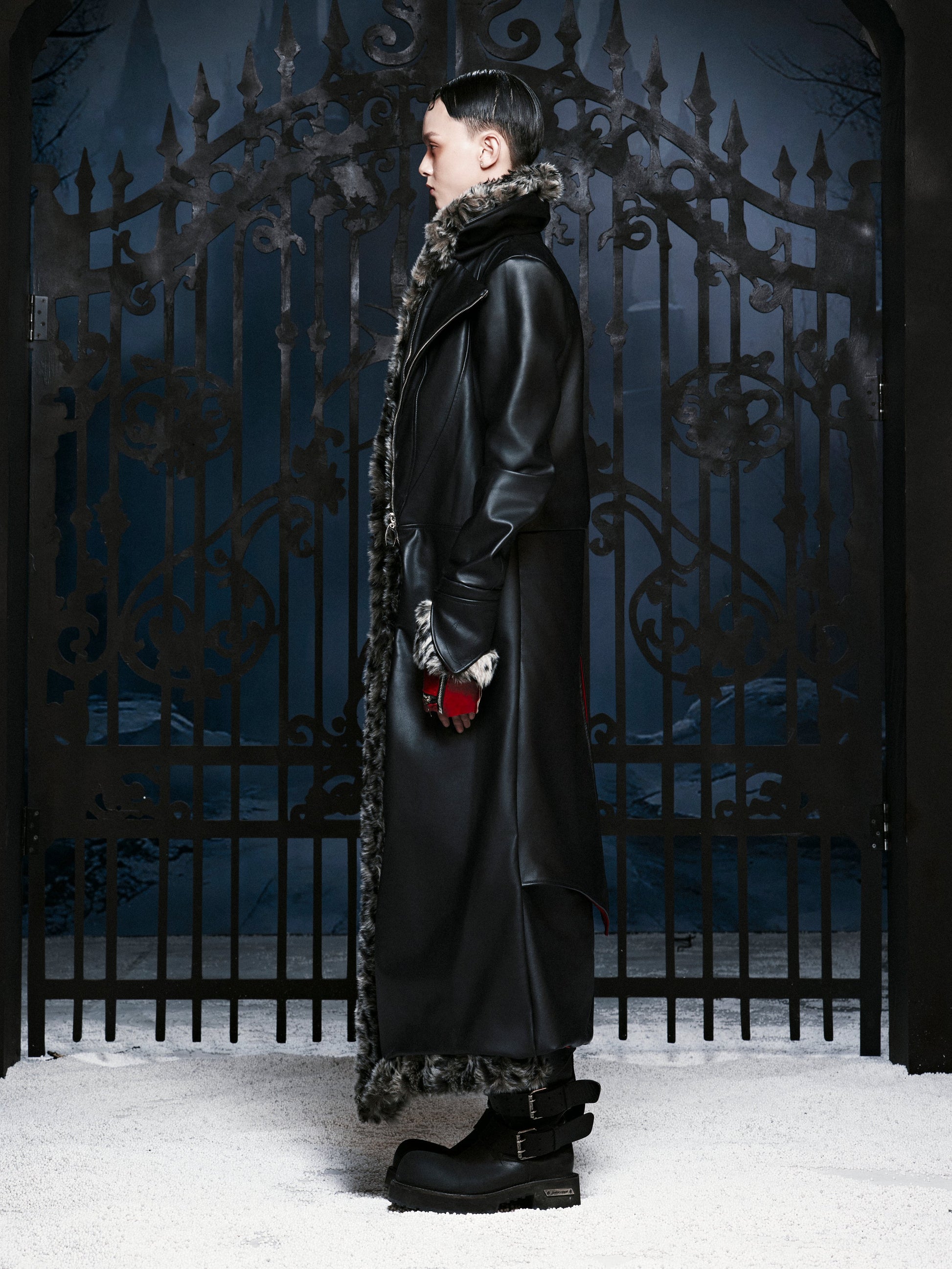 SL Sovereign Fur Leather Coat