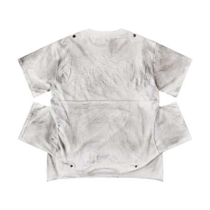 "CHAOS GIRL" WHITE WAXED T SHIRT