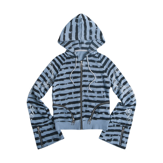 EPL STRIPPED HOODZIP