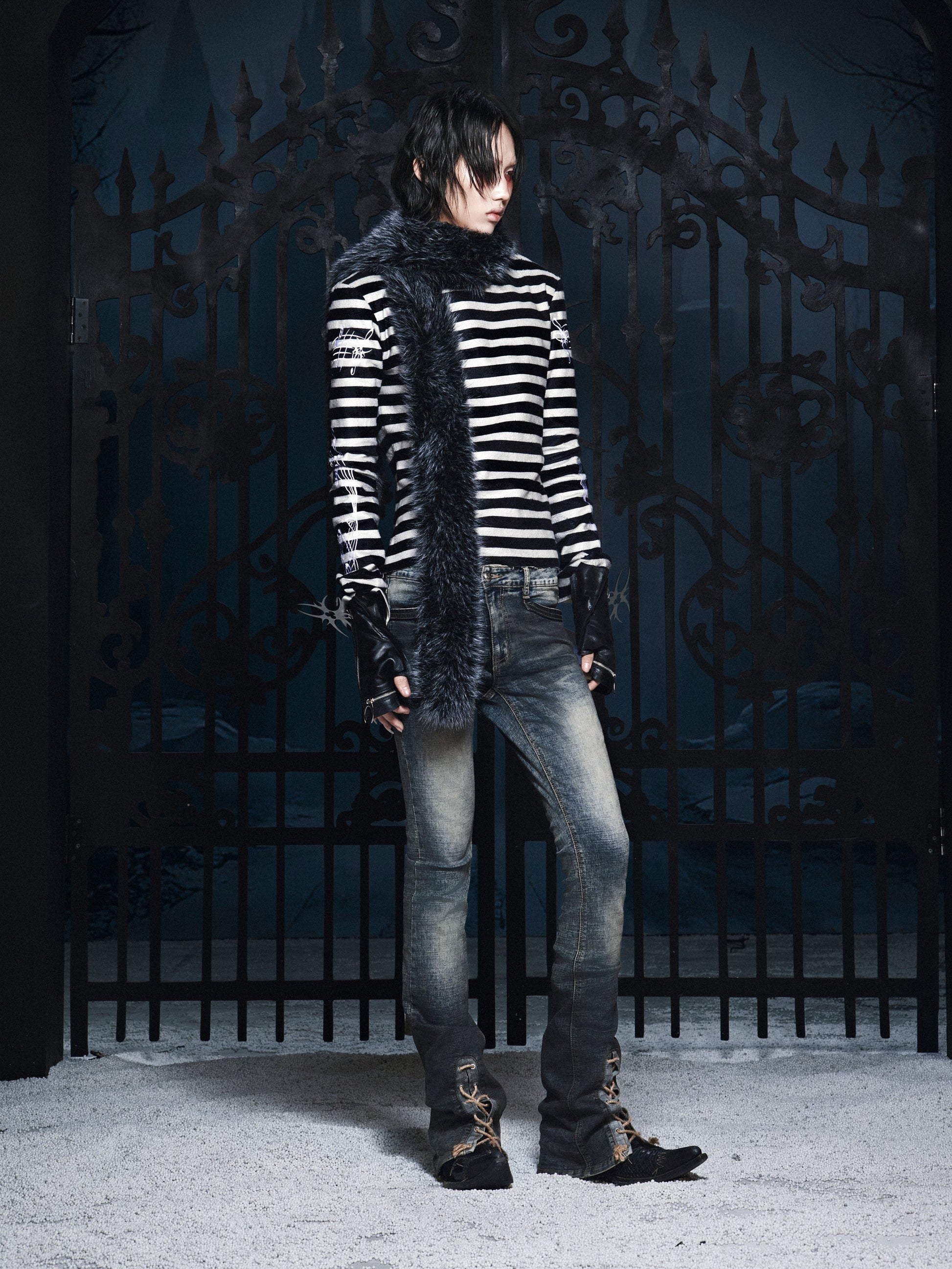 SL CLASSIC ROCK WAXED SKINNY JEANS