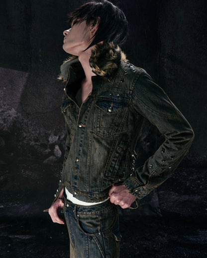 "MORE CHAOS" SPIKED JAPANESE DENIM SET