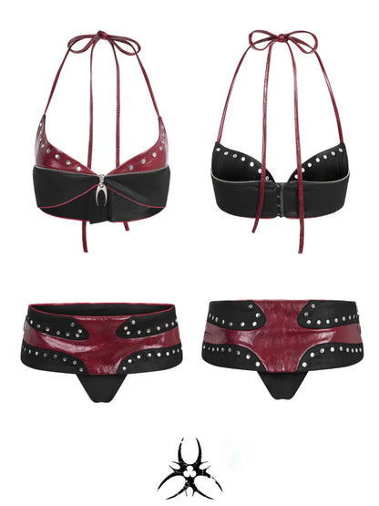 CRIMSON VENOM LEATHER SET