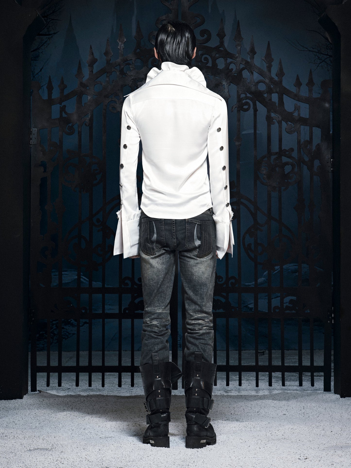SL CLASSIC ROCK WAXED SKINNY JEANS