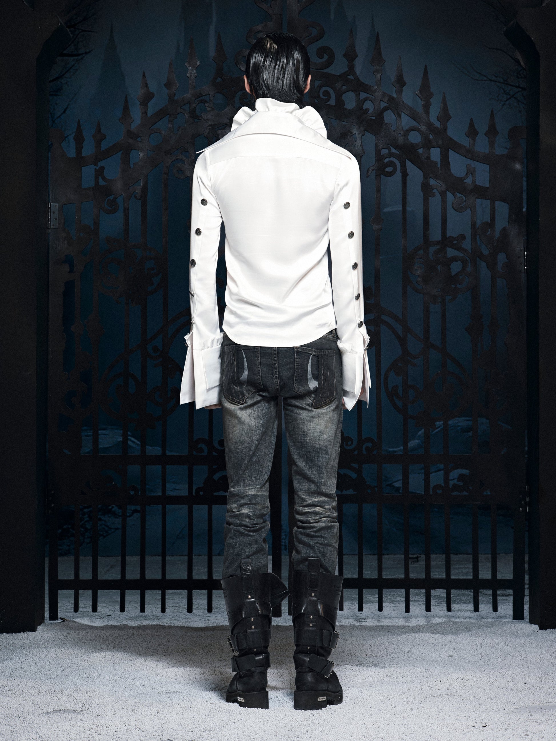 SL CLASSIC ROCK WAXED SKINNY JEANS