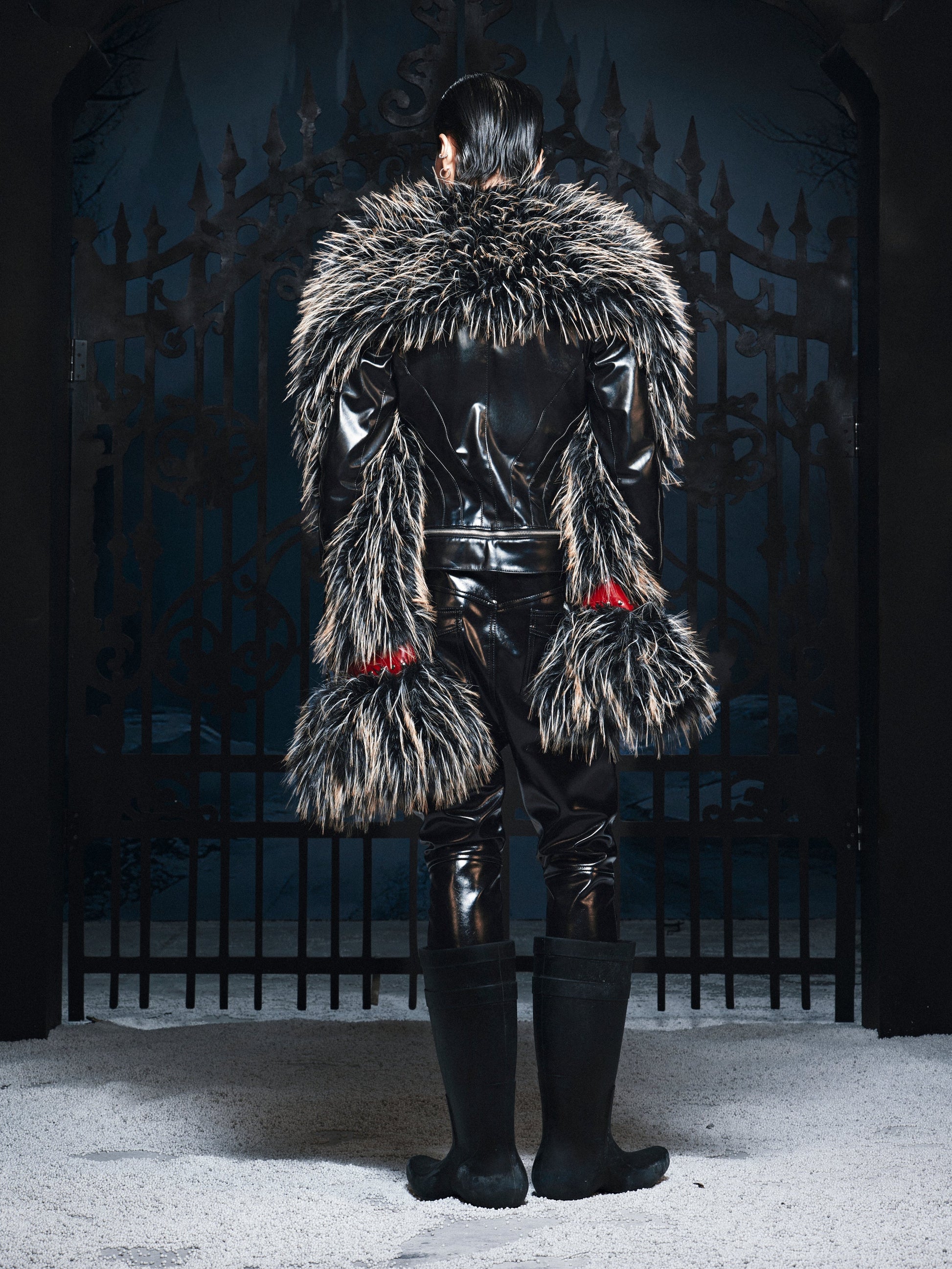 SL Black Vanguard Leather Pants