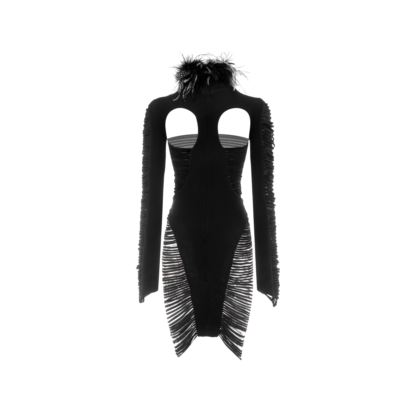 Eclipse Ribbed Cut-Out Dress