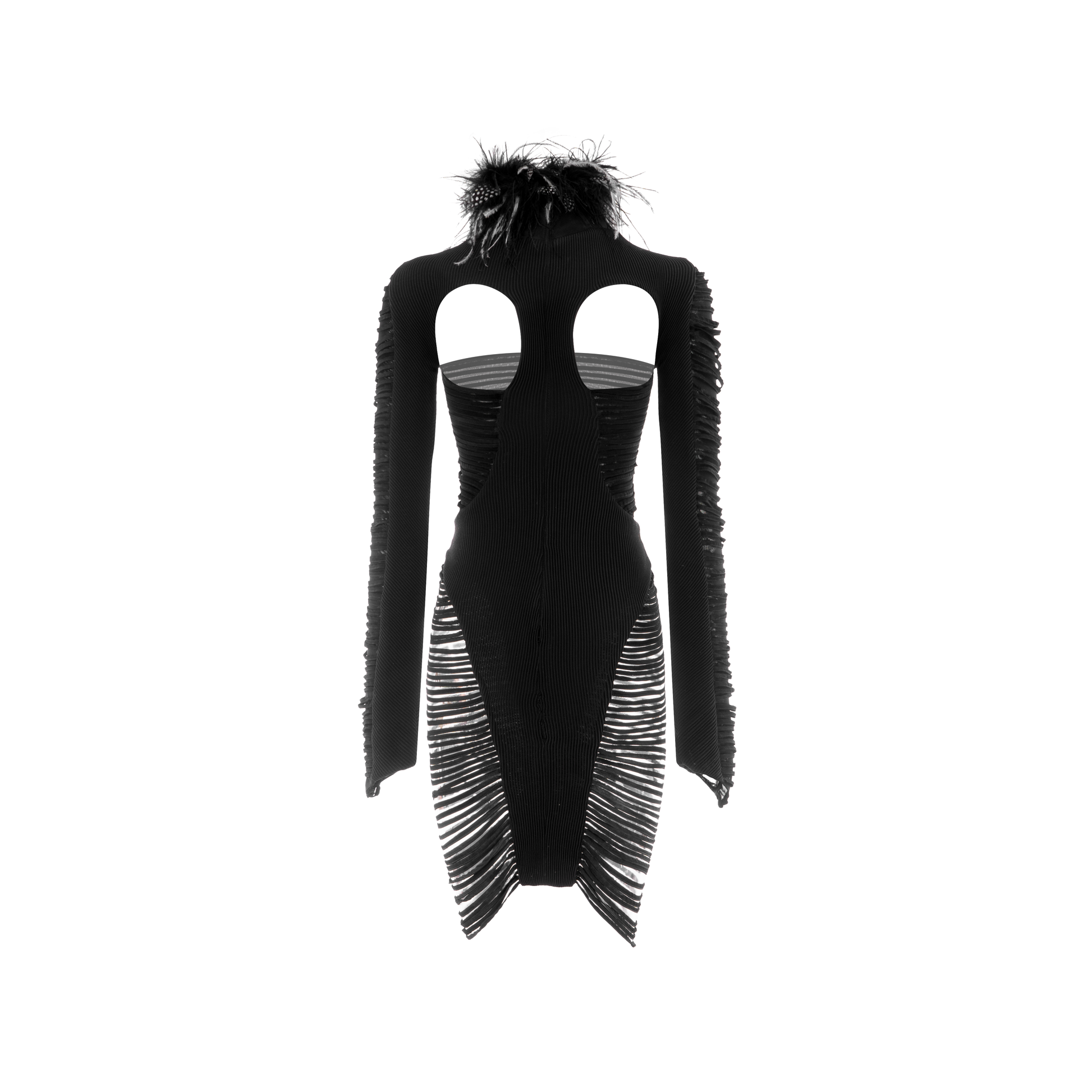 Eclipse Ribbed Cut-Out Dress