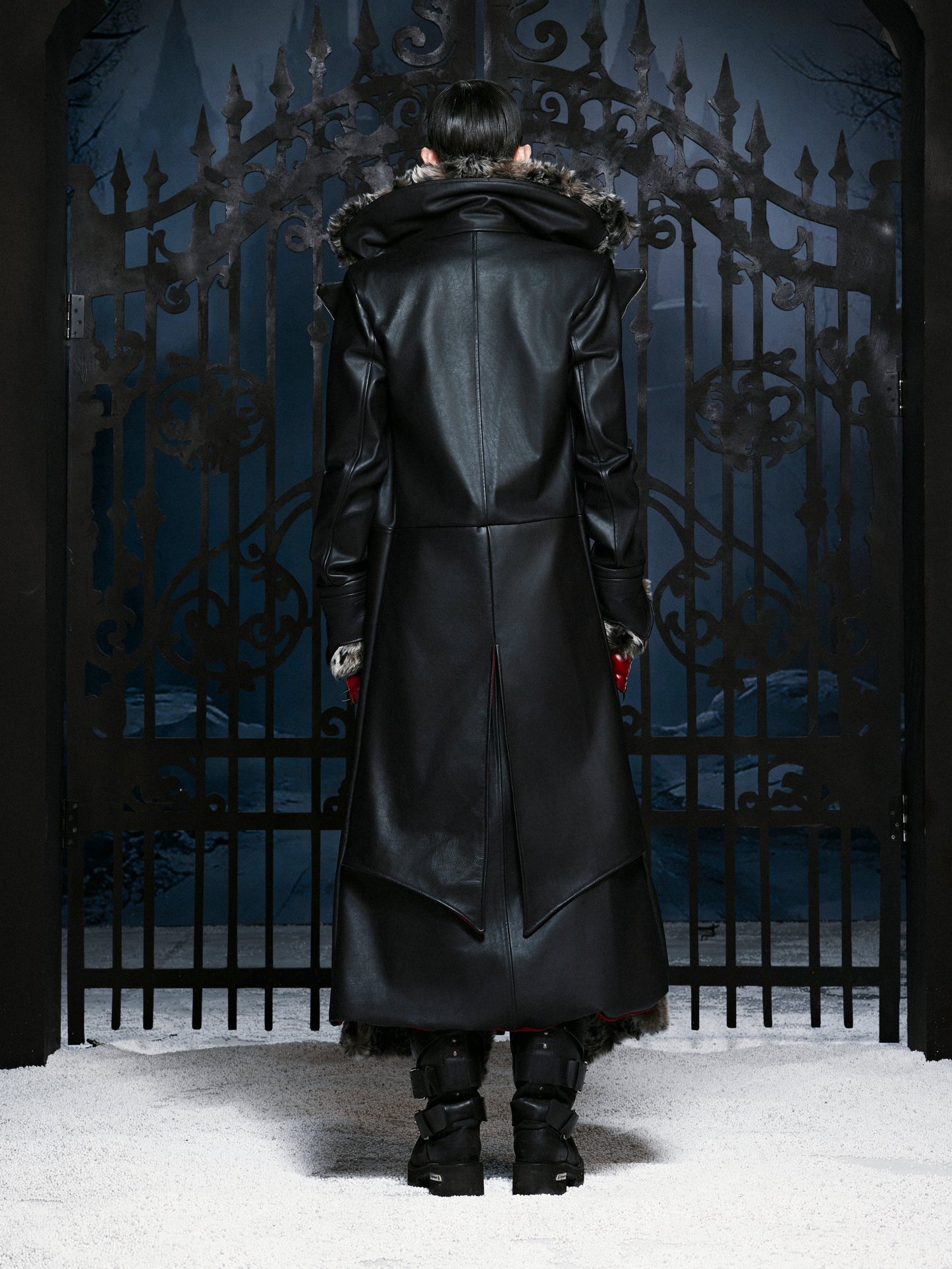 SL Sovereign Fur Leather Coat