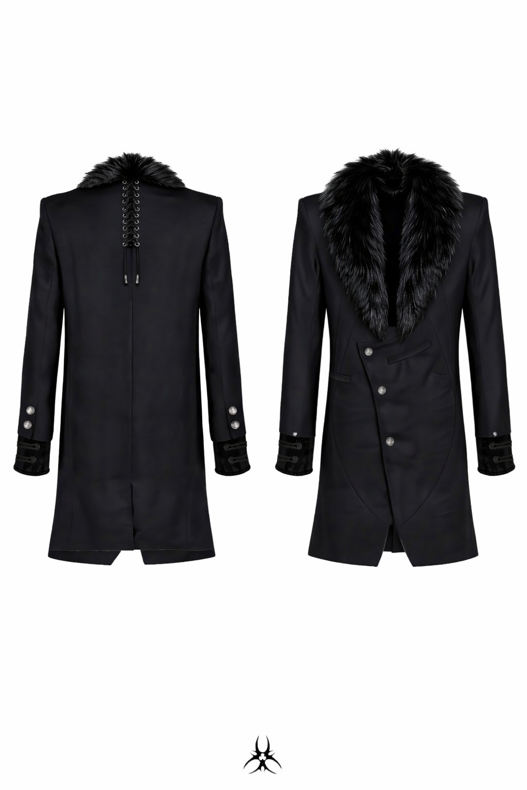 Silent Eclipse Fur Long Coat