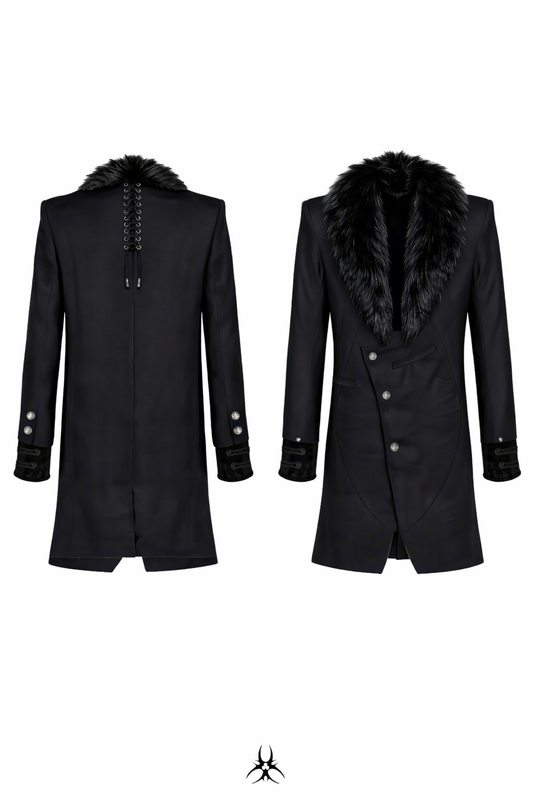 Silent Eclipse Fur Long Coat