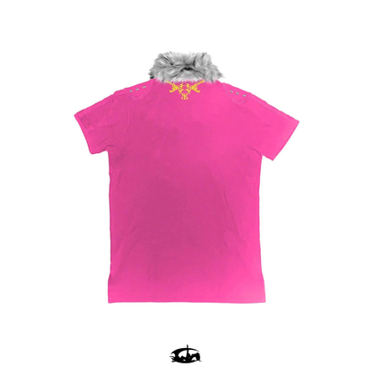 "BBY TECHBOI" FUR BLACK POLO
