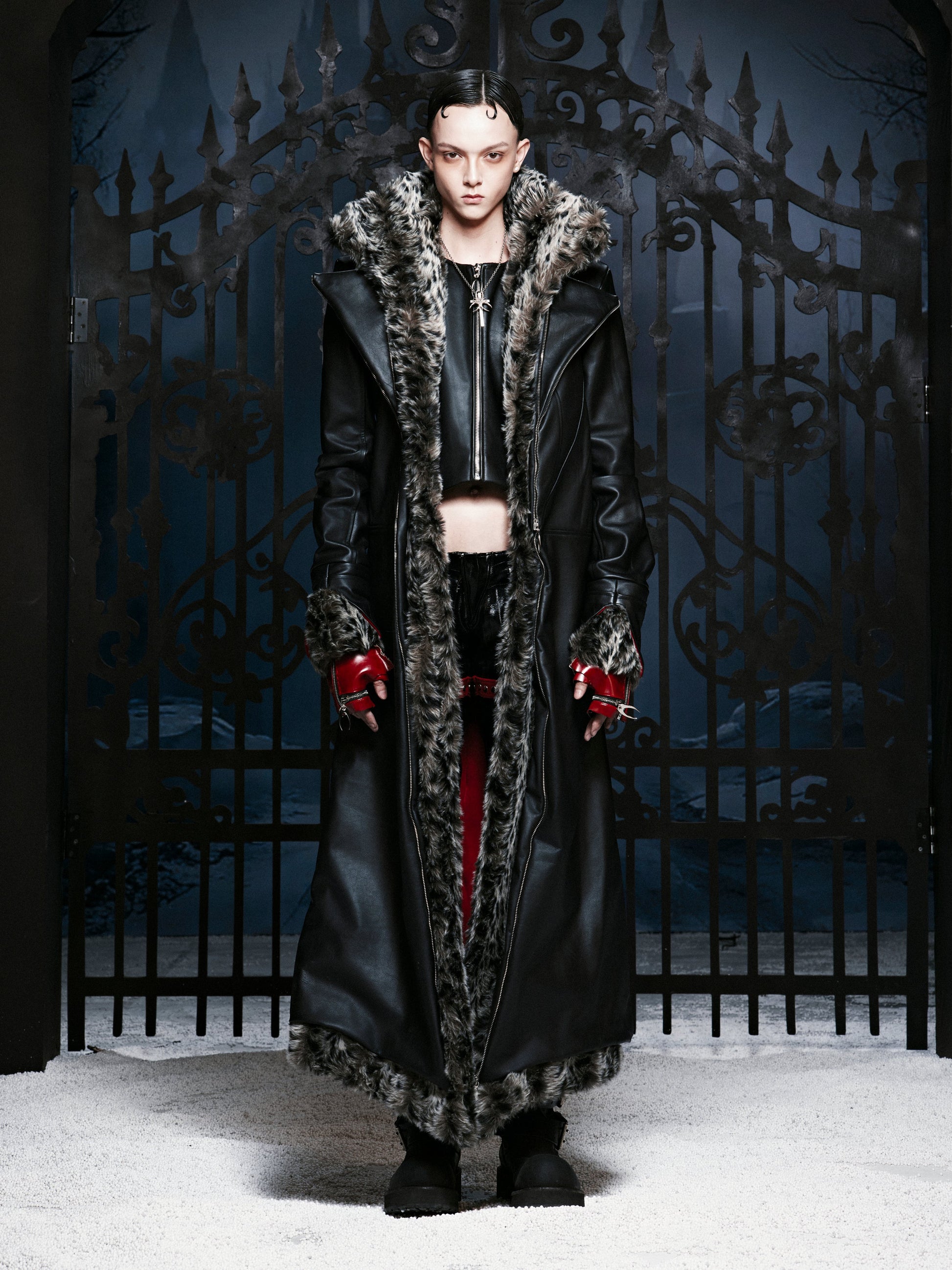 SL Sovereign Fur Leather Coat