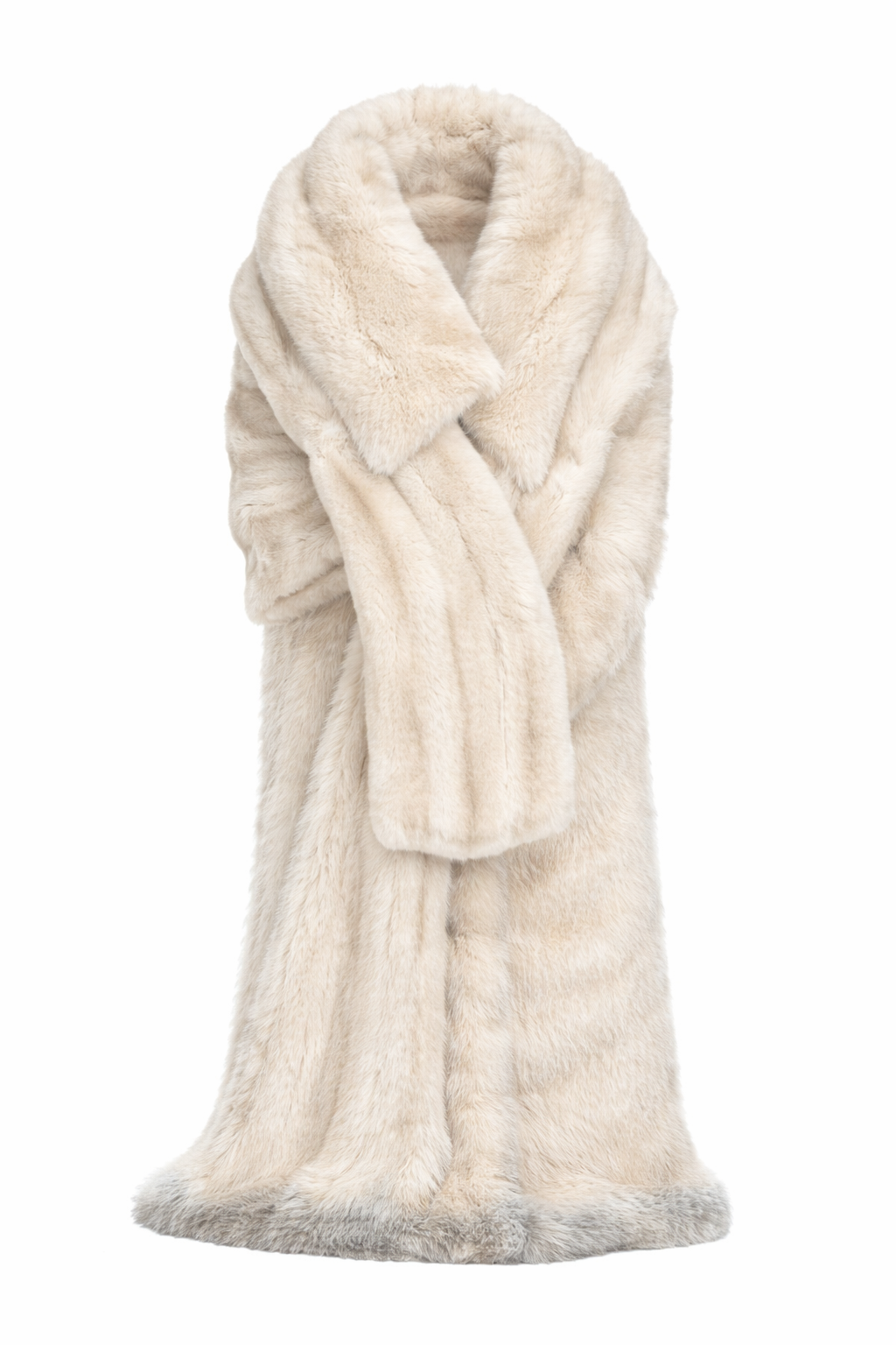 THE WHITE RITUAL FUR COAT