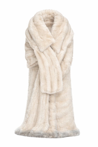 THE WHITE RITUAL FUR COAT