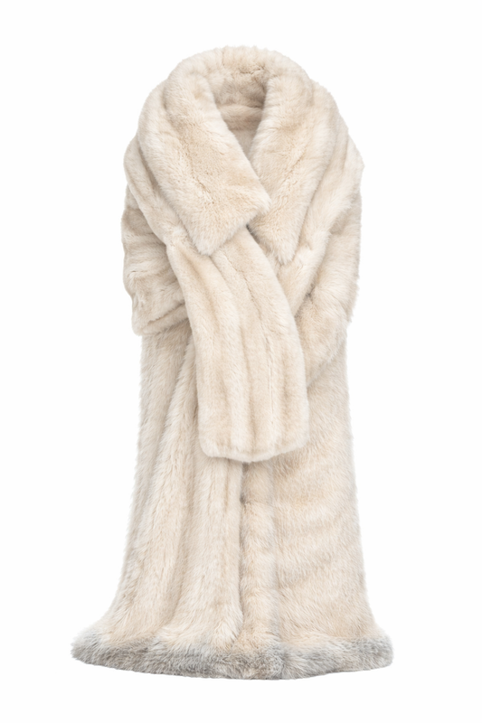 THE WHITE RITUAL FUR COAT