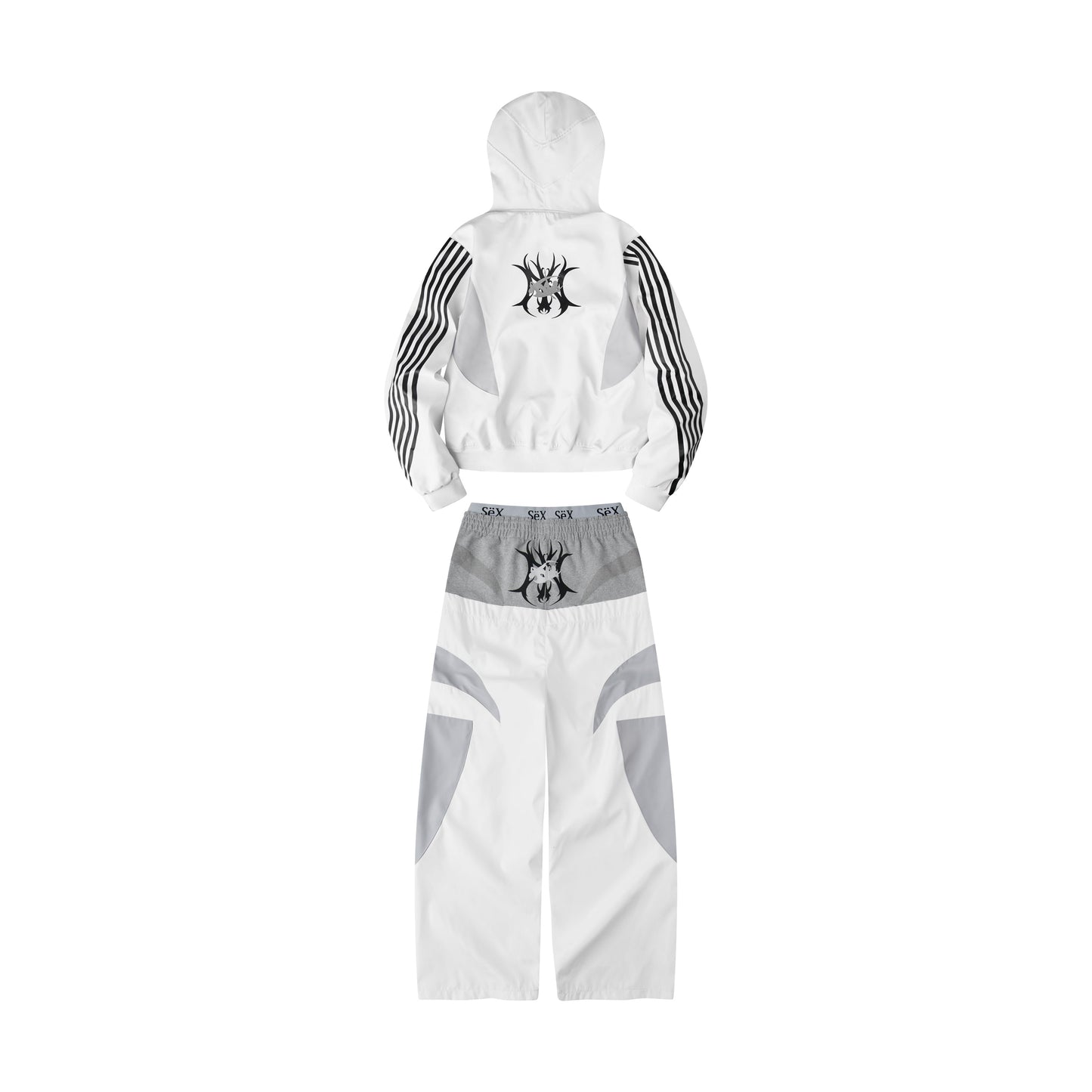 "BBY TECHBOI" 3 LAYER NYLON TRACKSUIT