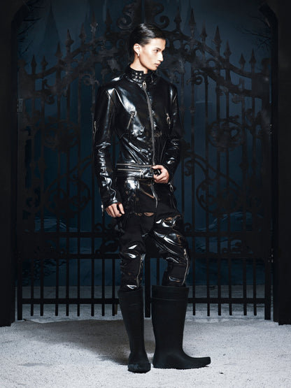 SL Black Vanguard Leather Pants