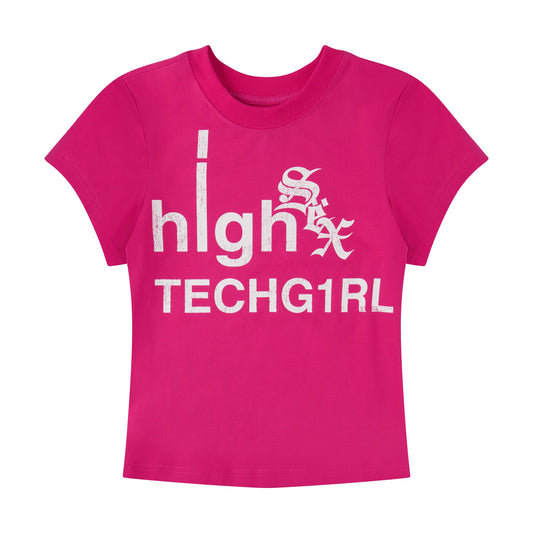 "BBY TECHG1RL" T SHIRT