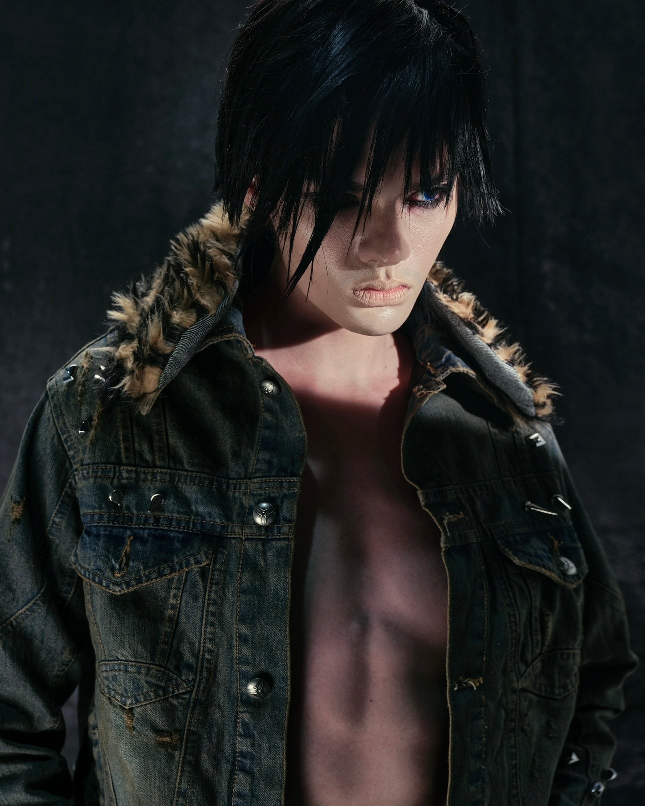 "MORE CHAOS" SPIKED JAPANESE DENIM SET