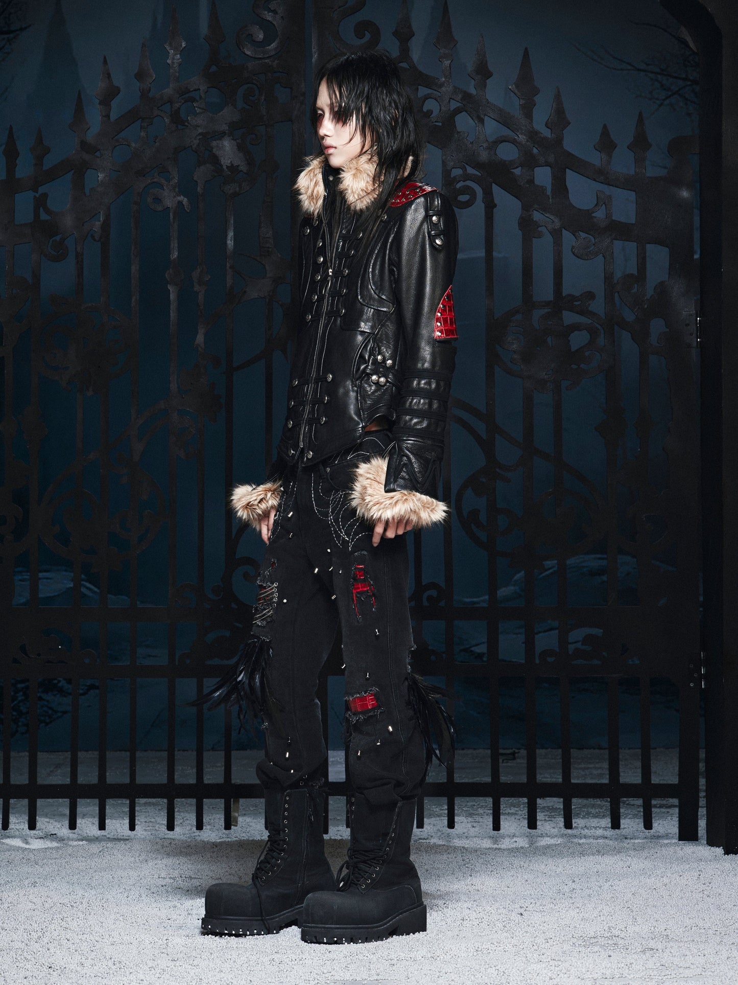 Blood SL Fur Leather Jacket