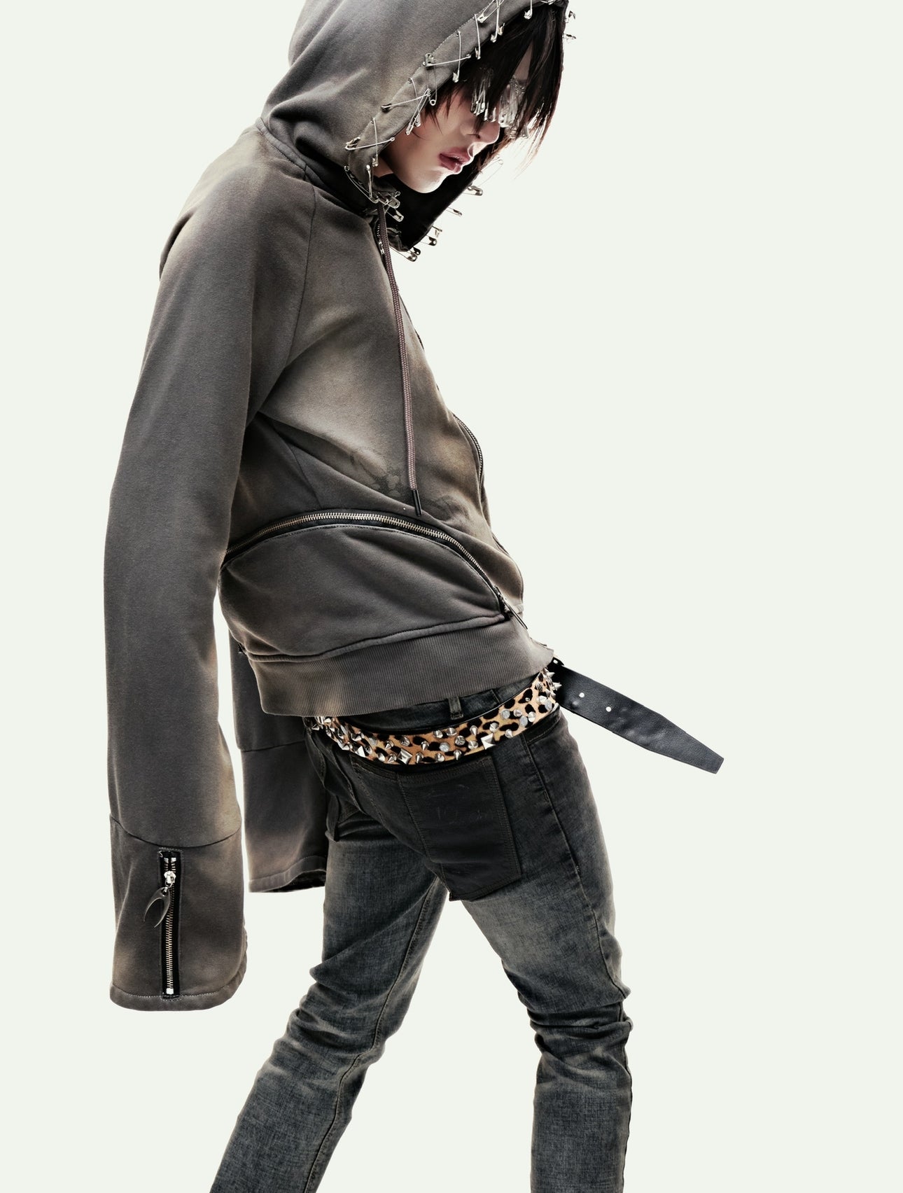 EPL BROWN WAXED HOODZIP