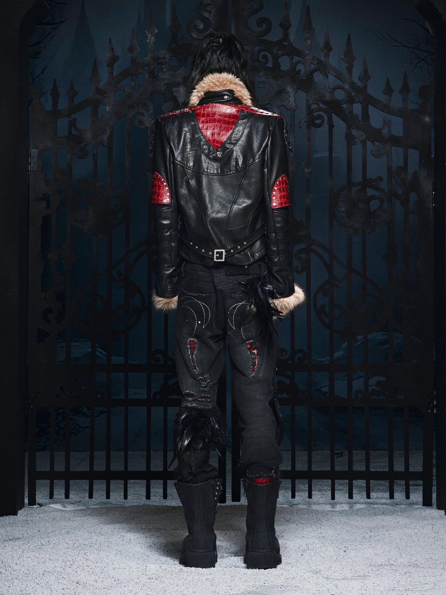 Blood SL Fur Leather Jacket