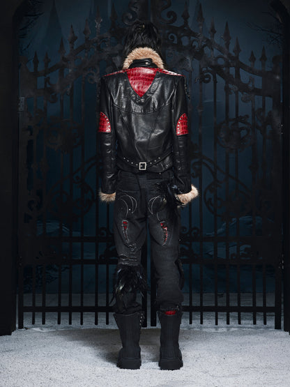 Blood SL Fur Leather Jacket