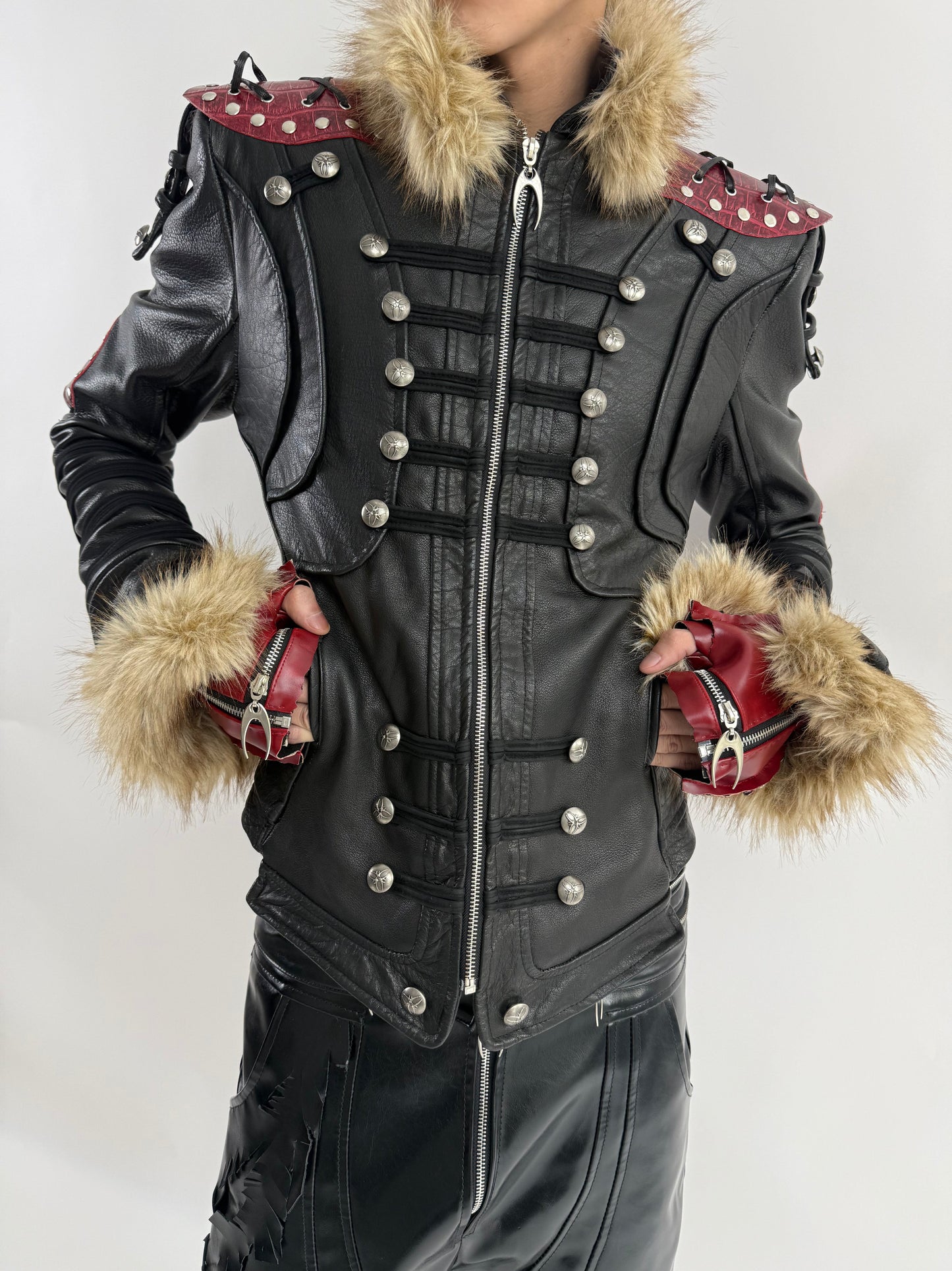 Blood SL Fur Leather Jacket