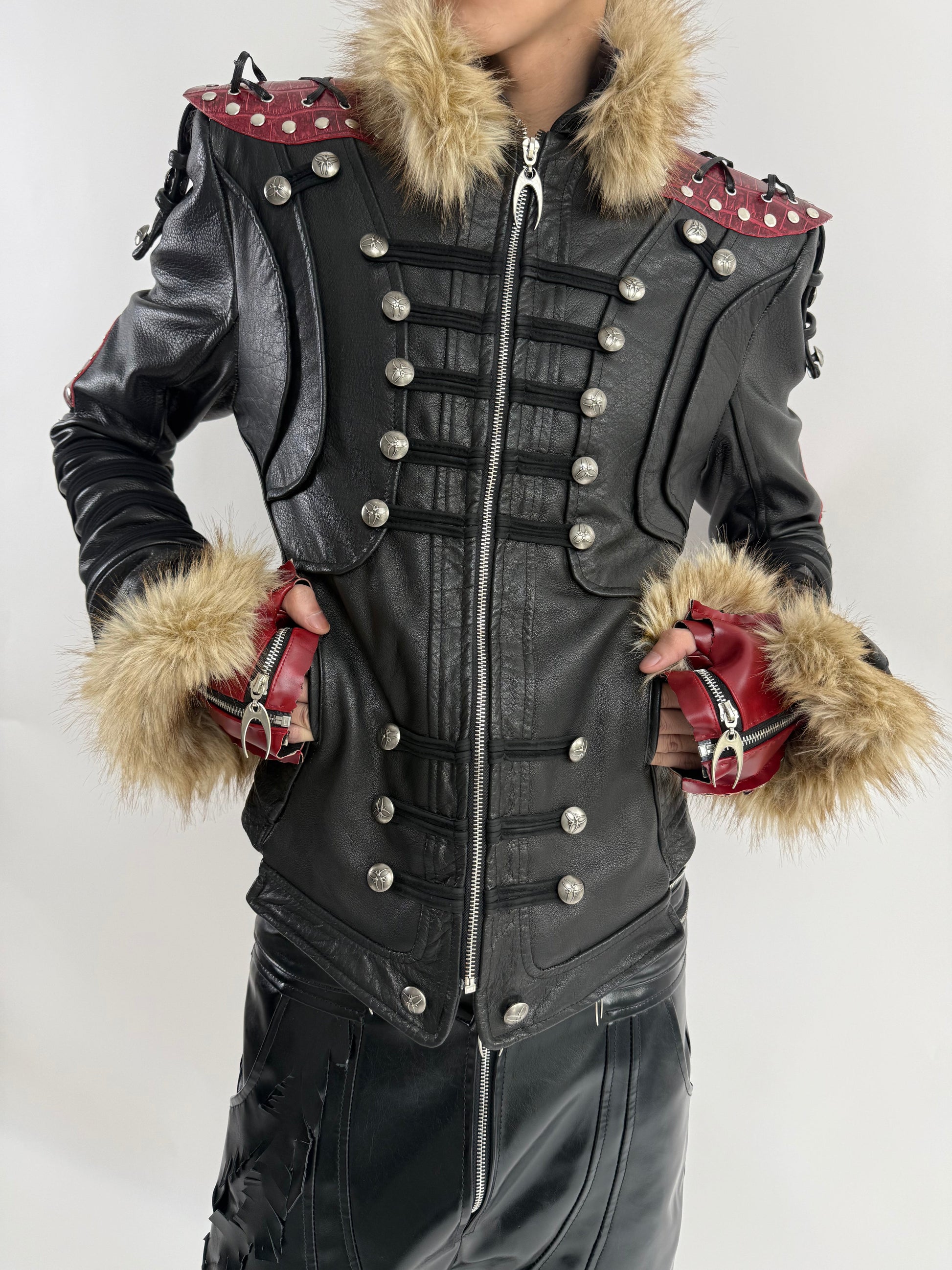 Blood SL Fur Leather Jacket