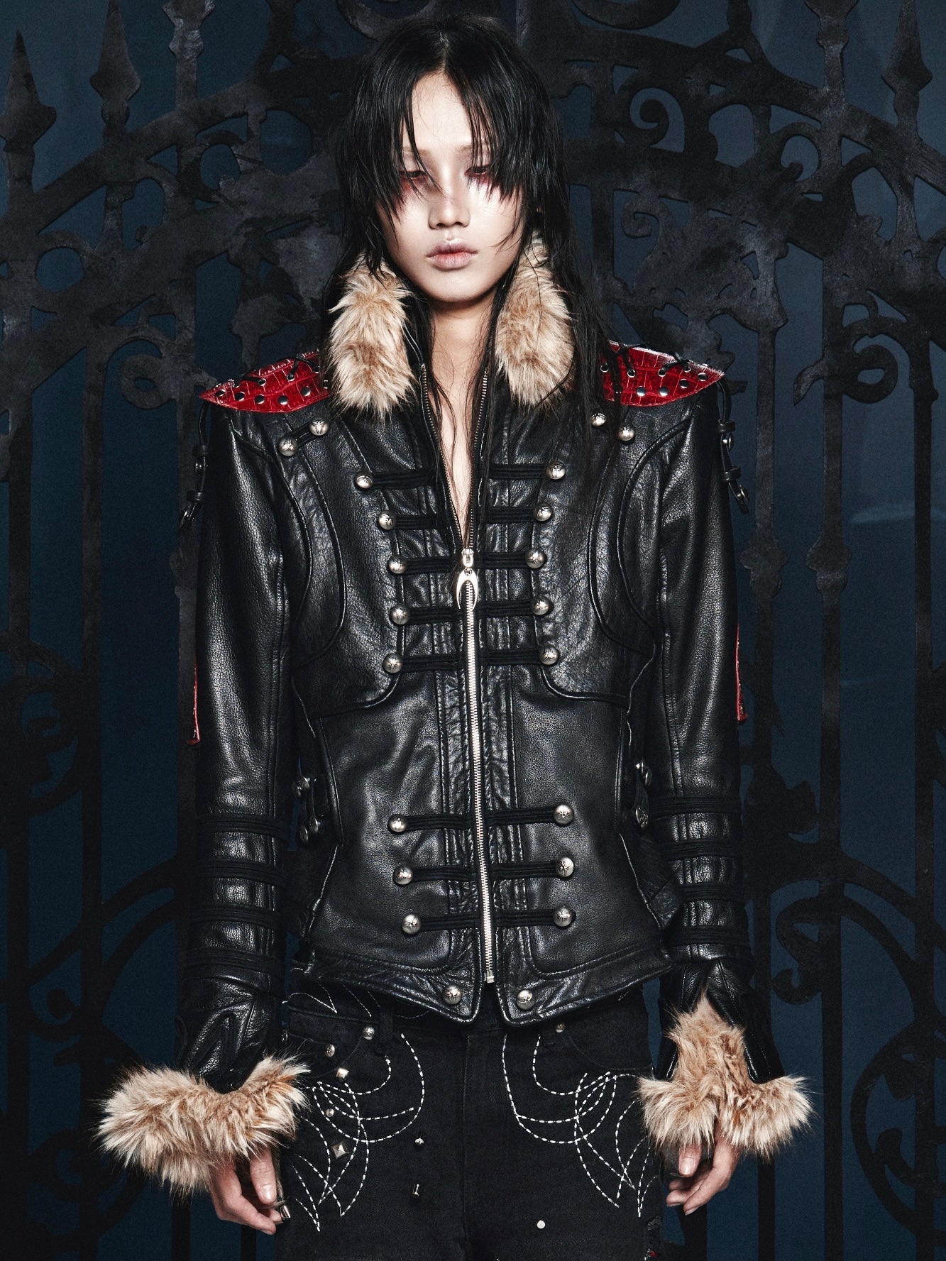 Blood SL Fur Leather Jacket