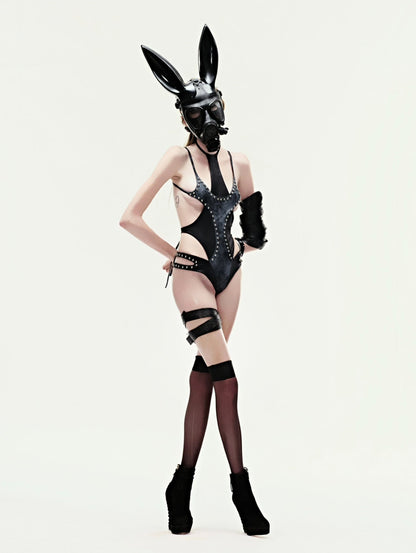 DARK MIRAGE LEATHER BODYSUIT