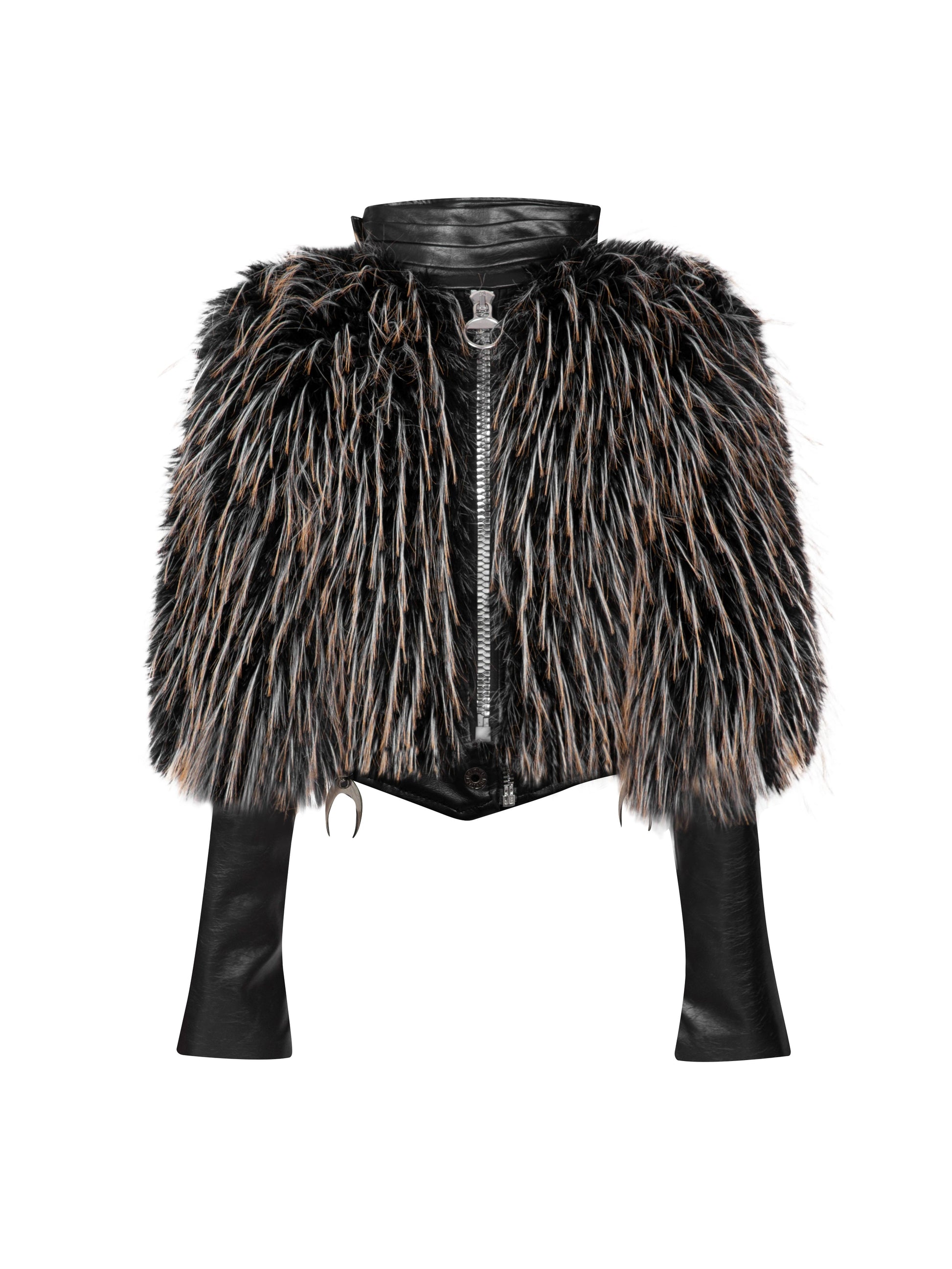 BLACK DOMINION FUR ARMOR JACKET