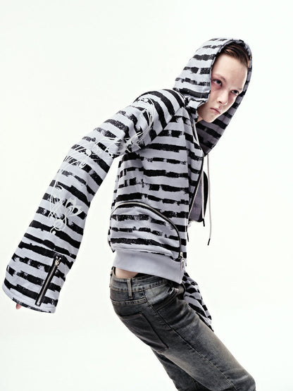 EPL STRIPPED HOODZIP