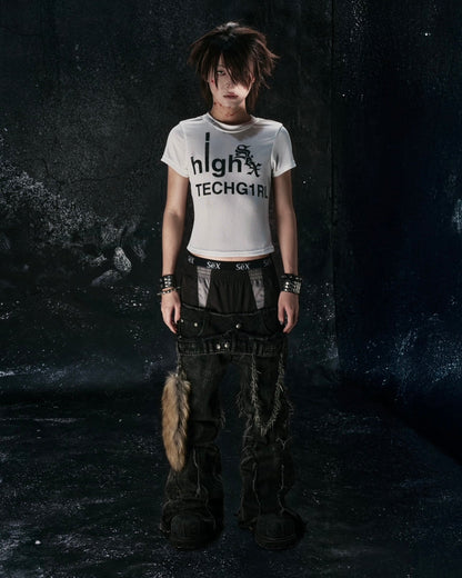 "BBY TECHG1RL" T SHIRT