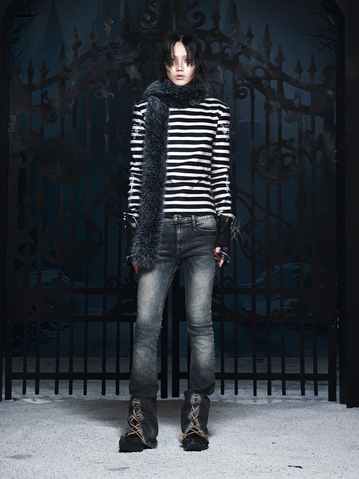 SL CLASSIC ROCK WAXED SKINNY JEANS