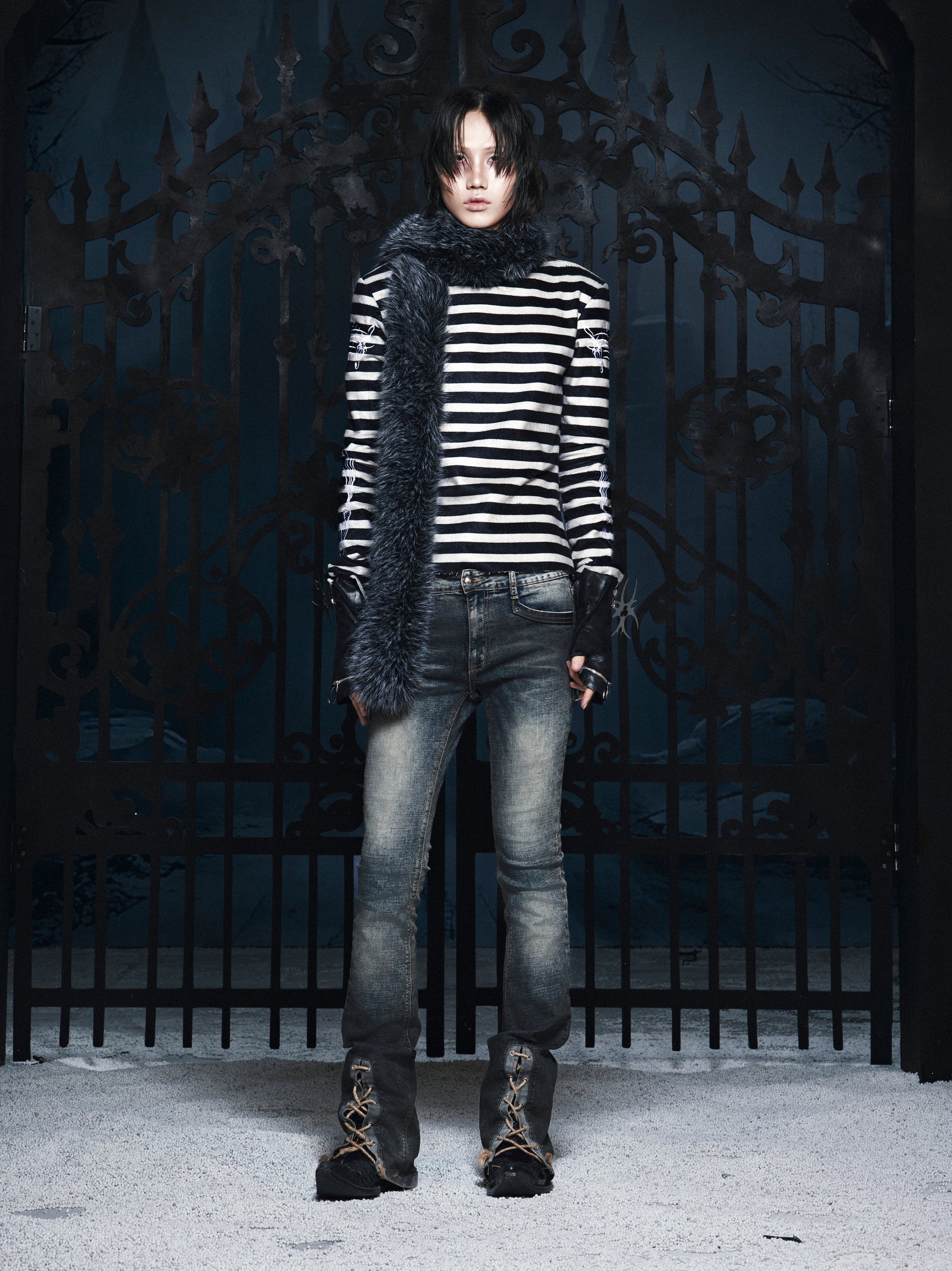 SL CLASSIC ROCK WAXED SKINNY JEANS