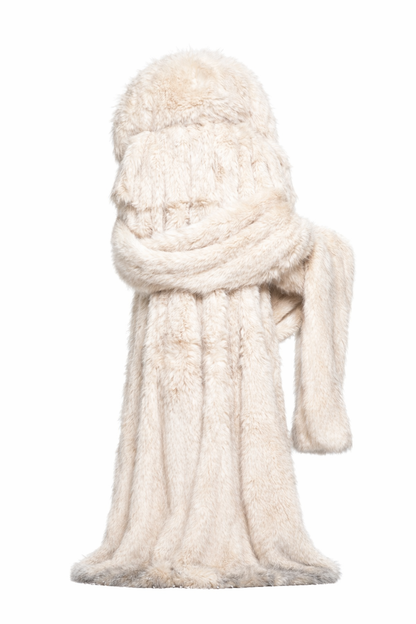 THE WHITE RITUAL FUR COAT
