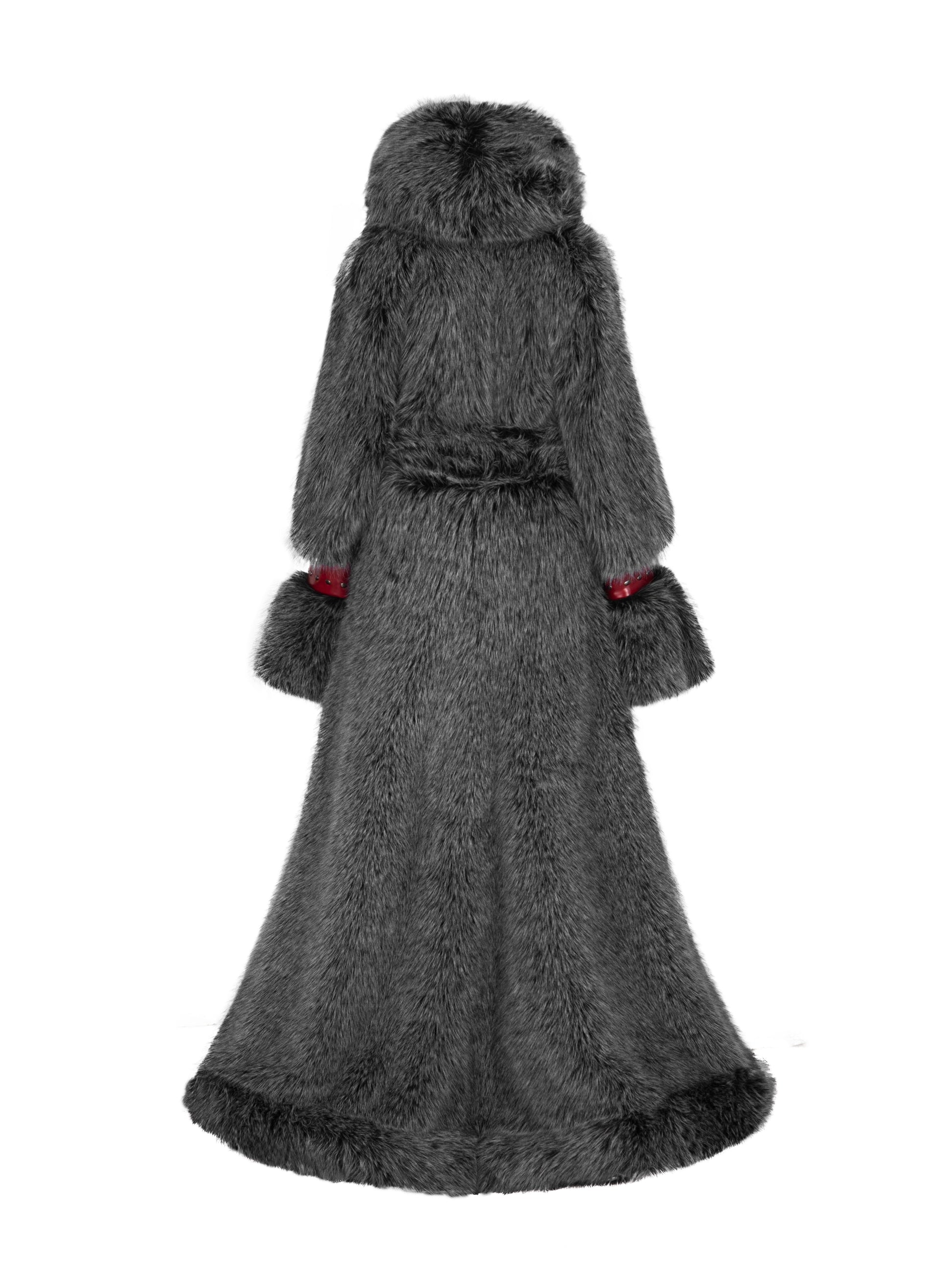BLACK WOLF CEREMONIAL COAT