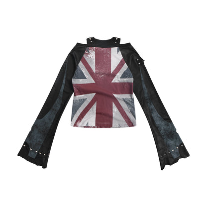 EPL GRUNGE LEATHER LONGSLEEVE