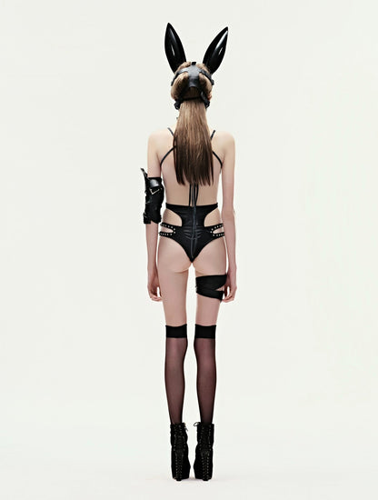 DARK MIRAGE LEATHER BODYSUIT