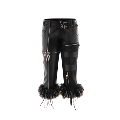 FUR-CUFFED WAR TROUSERS
