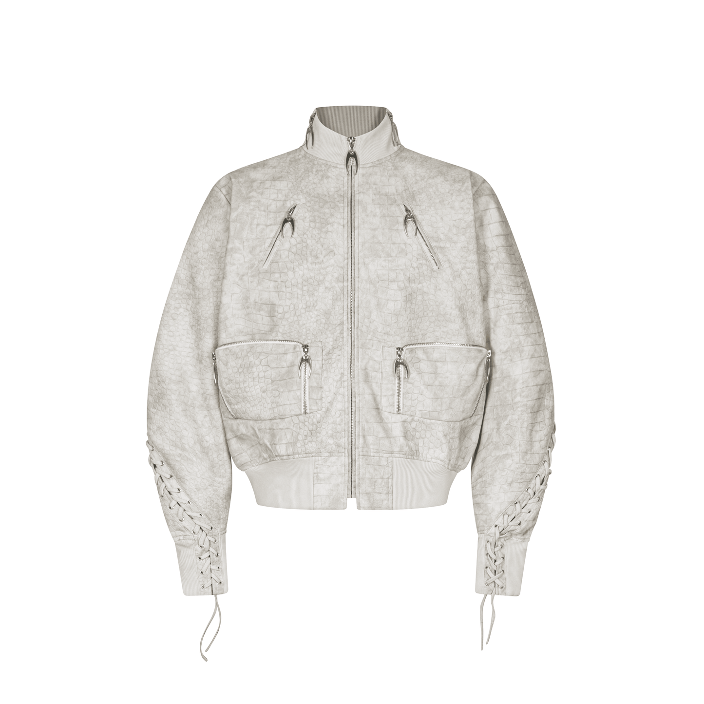 MDC STITCH OLIVE CROCODILE BOMBER