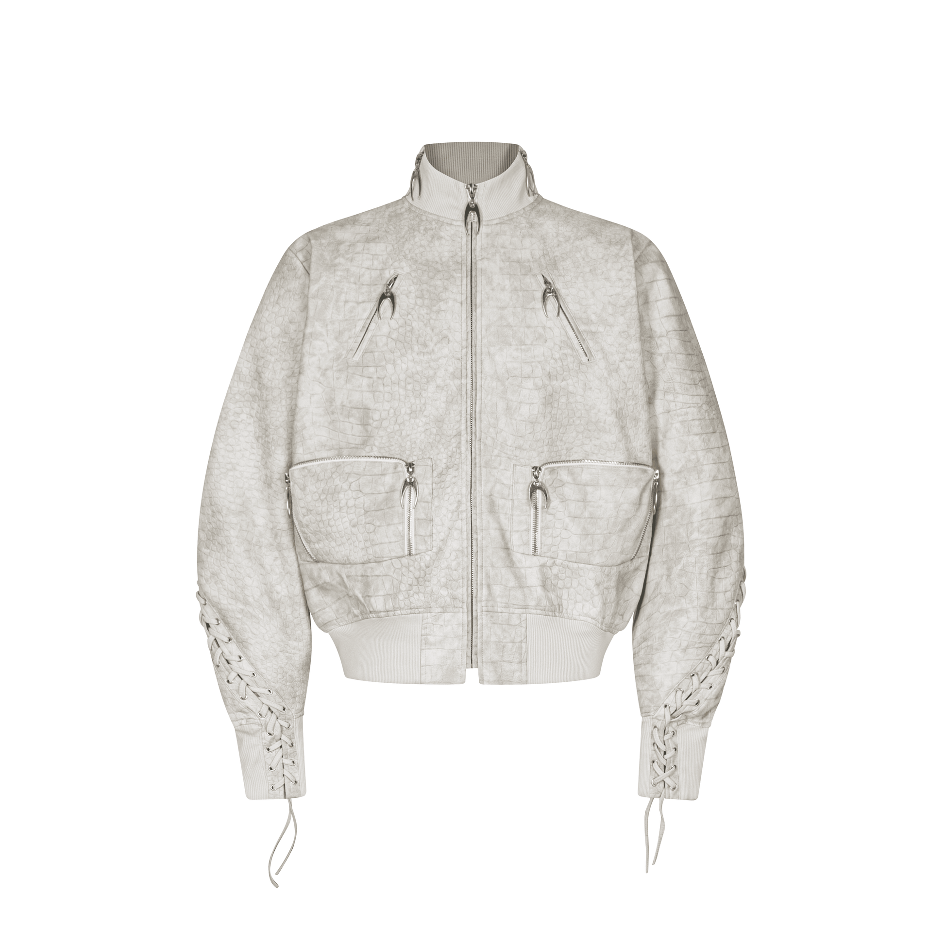 MDC STITCH OLIVE CROCODILE BOMBER