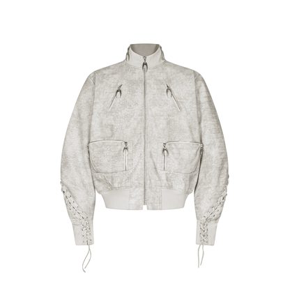 MDC STITCH OLIVE CROCODILE BOMBER
