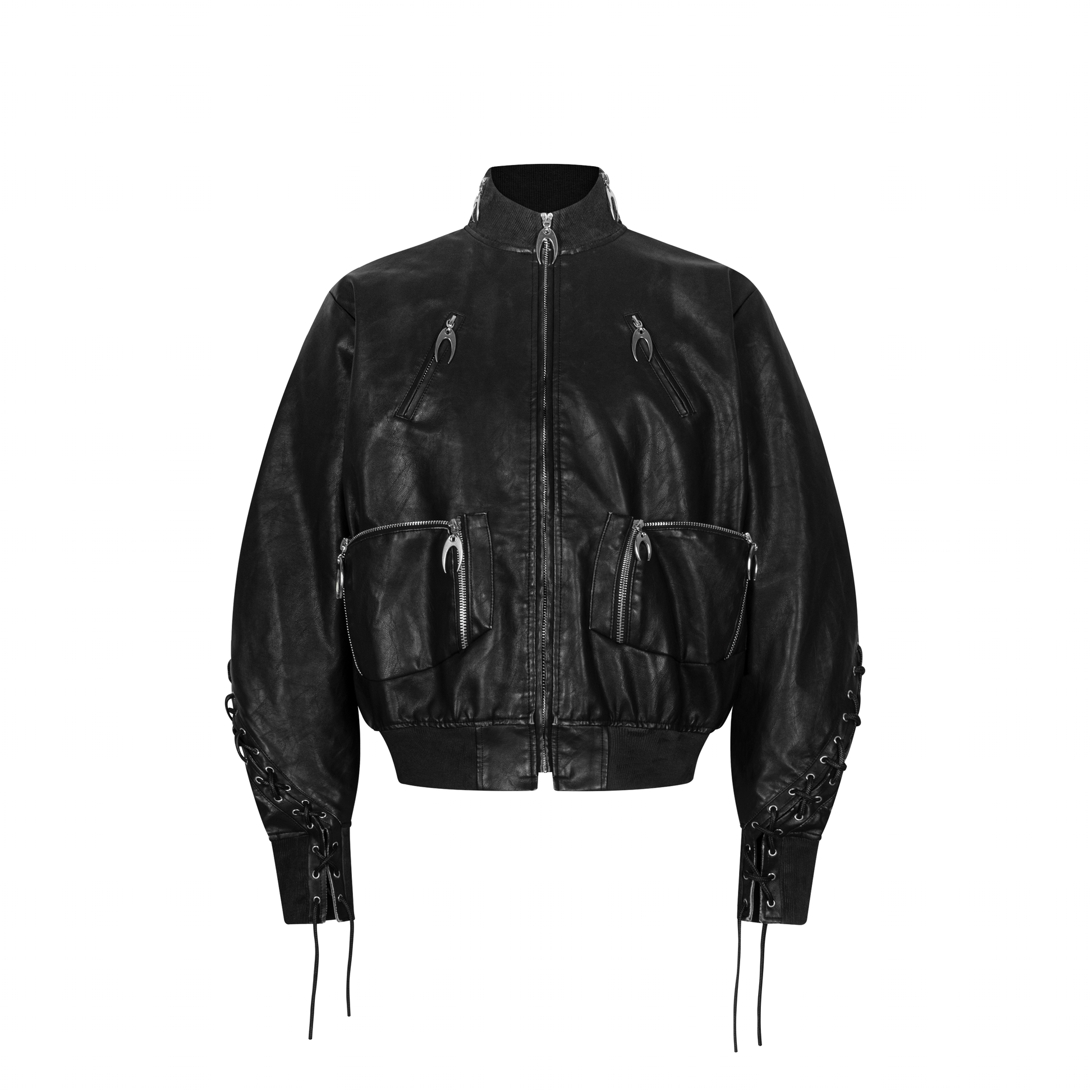 MDC STITCH BLACK BOMBER